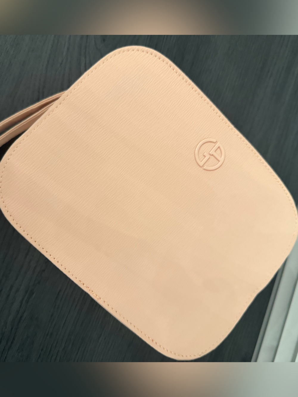 GWP-Givenchy Peach Pouch with Embossed Logo